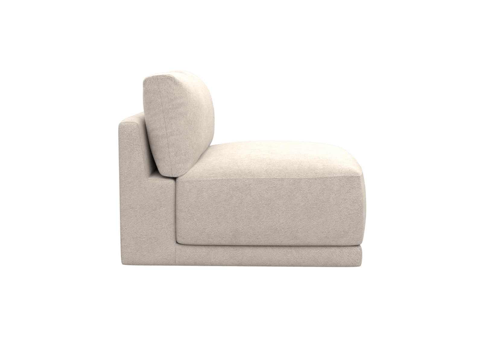 Haven Noa Desert 1 Seater Armless Sofa Module color Noa Desert