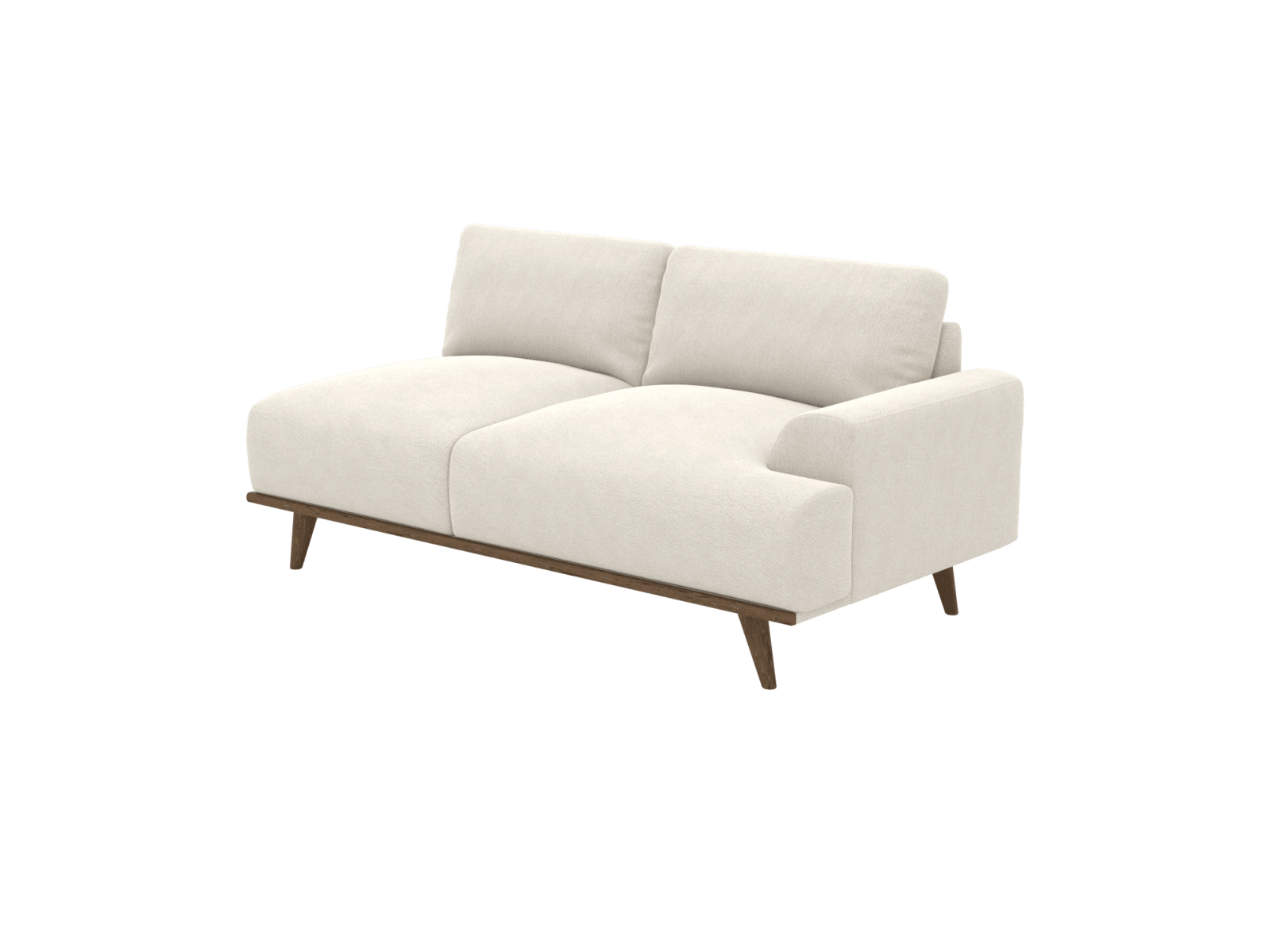 Dane California Ivory 2 Seat Right Facing Sofa Module color California Ivory