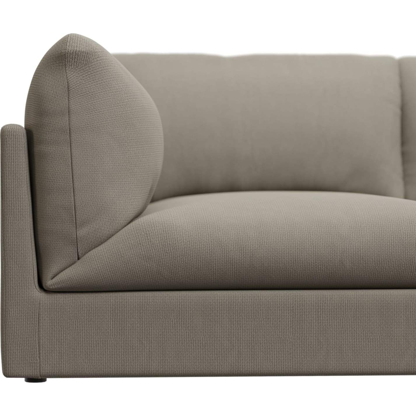 Finley Plaza Natural Modular Sofa - 3 Seater color Plaza Natural