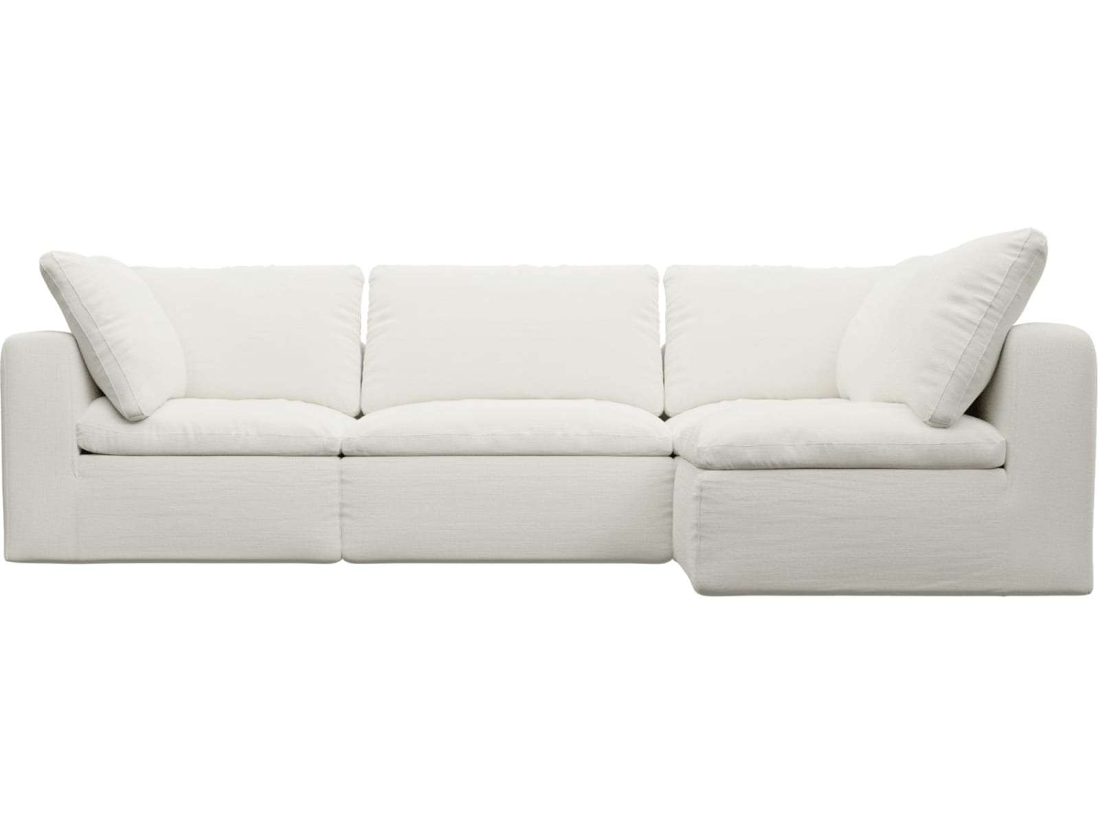 Cloud Tribute Shell Modular Sofa - 4 Piece color Tribute Shell