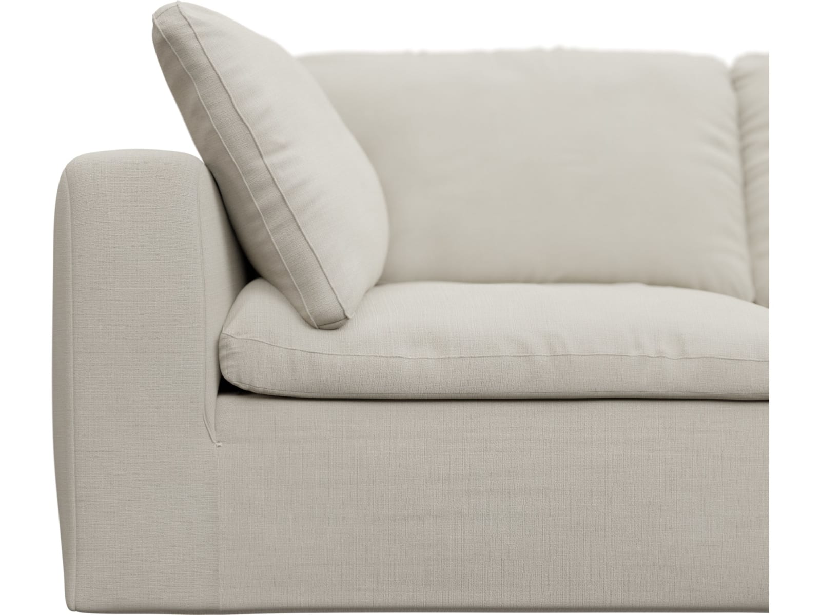 Cloud Deep Toorak Pearl Modular Sofa - 6 Piece color Toorak Pearl