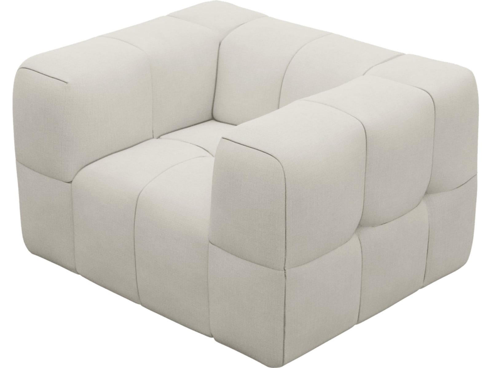 Lucello Armchair Toorak Pearl color Toorak Pearl