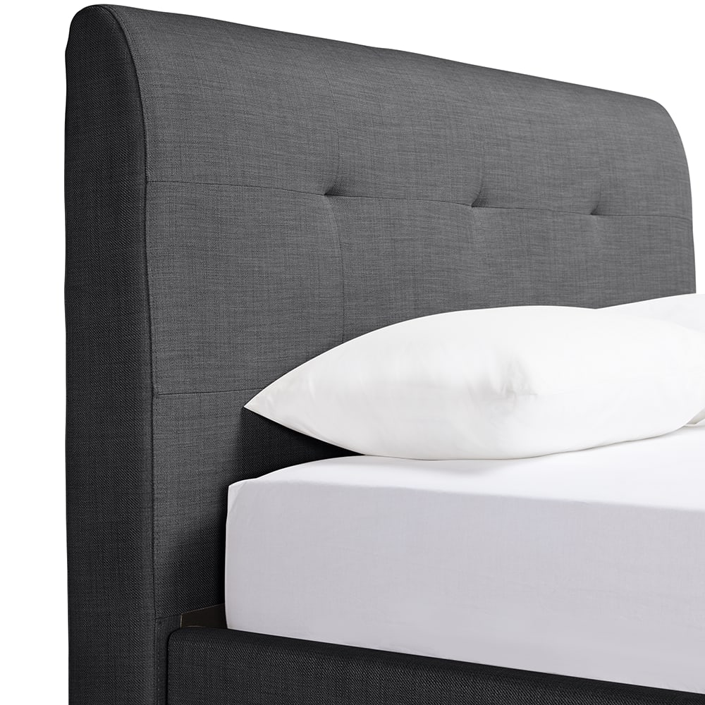 Terrigal Bed Frame Charcoal color Charcoal