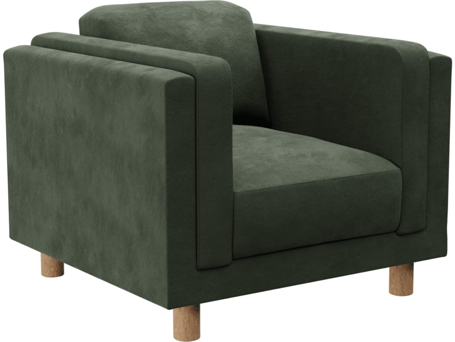Hayes Muse Forest Armchair color Muse Forest