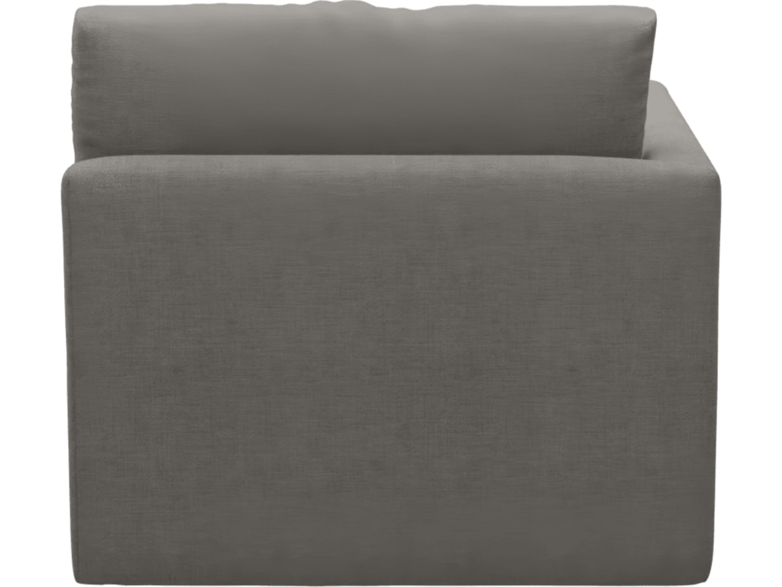 Haven Isla Soft Grey Left Arm Facing Chaise Sofa Module color Isla Soft Grey