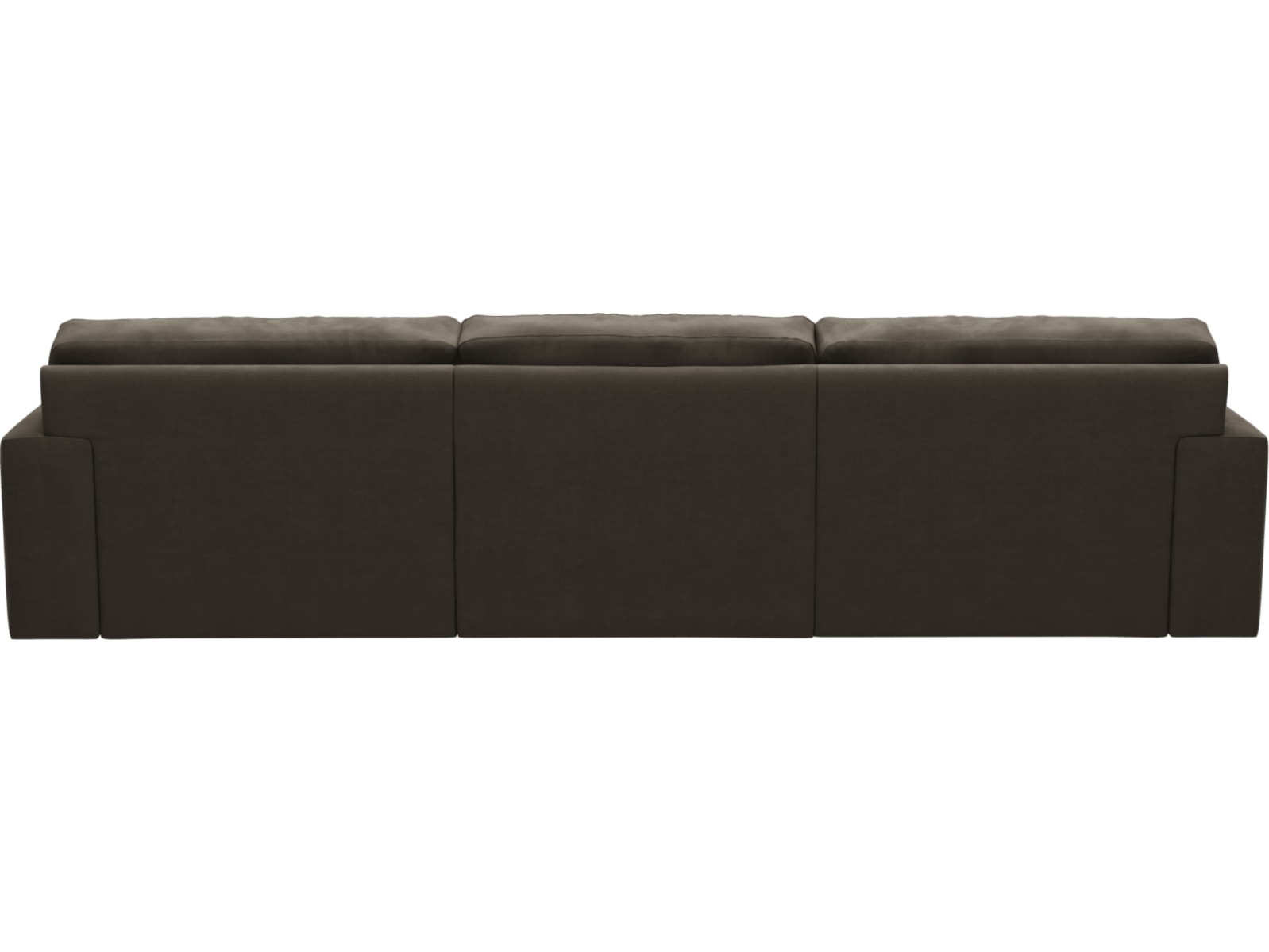 Monica Muse Mink Chaise Sofa - 3 Seater color Muse Mink