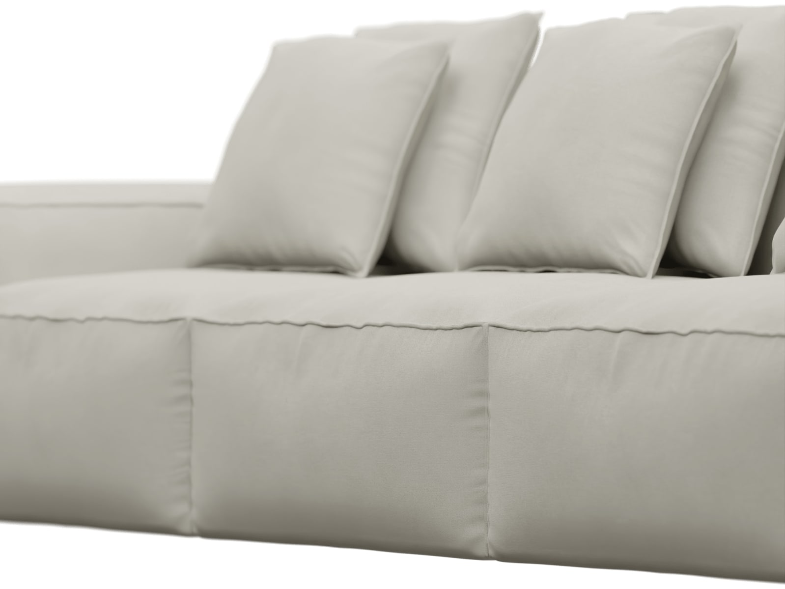 Riley California Ivory Modular Sofa - 3 Seater color California Ivory