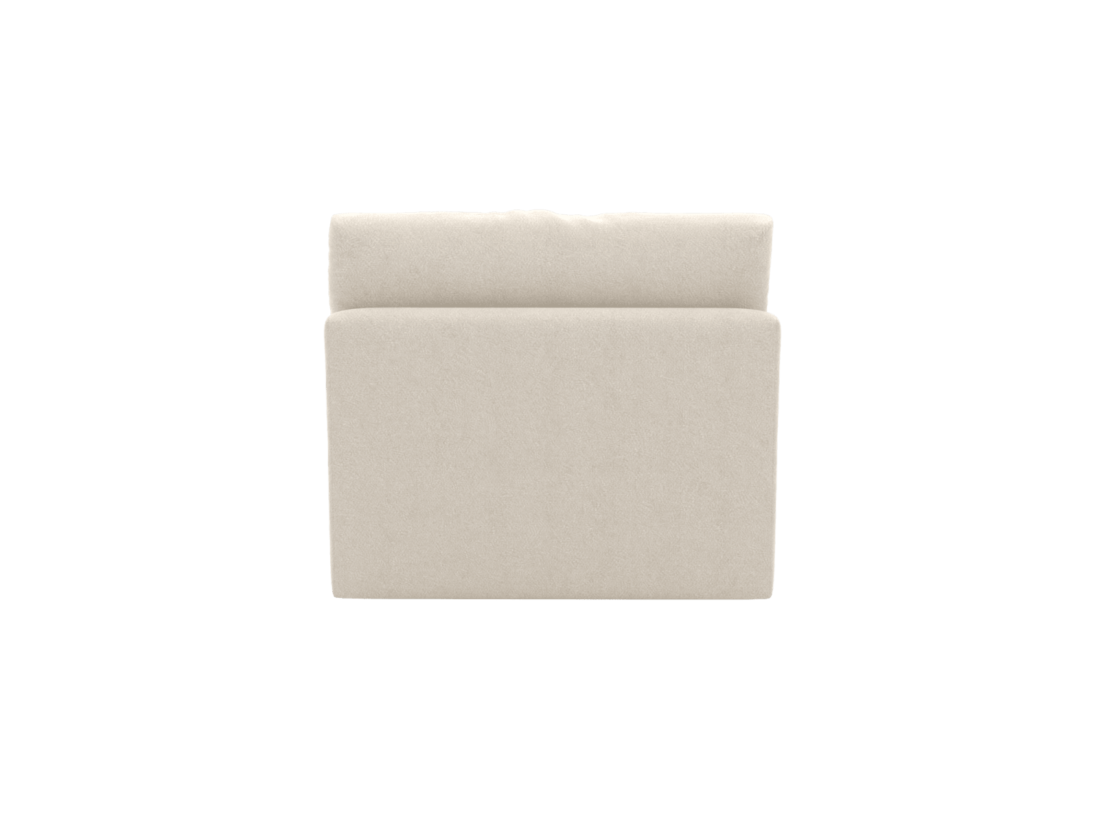 Haven Muse Flax 1 Seater Armless Sofa Module color Muse Flax