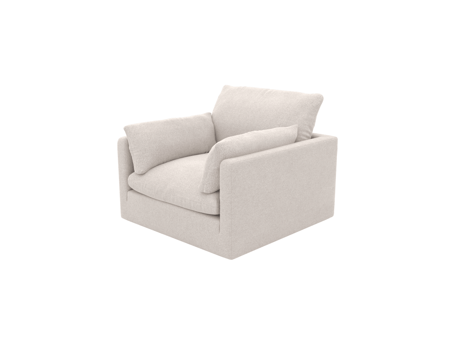Willow Toorak Pearl Armchair color Toorak Pearl