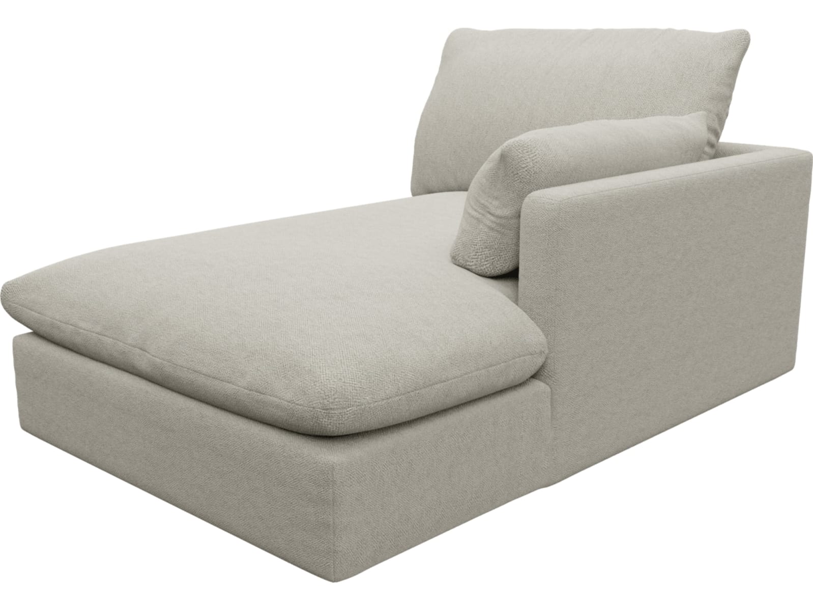 Willow Noa Desert Chaise Right Arm Facing Sofa Module color Noa Desert