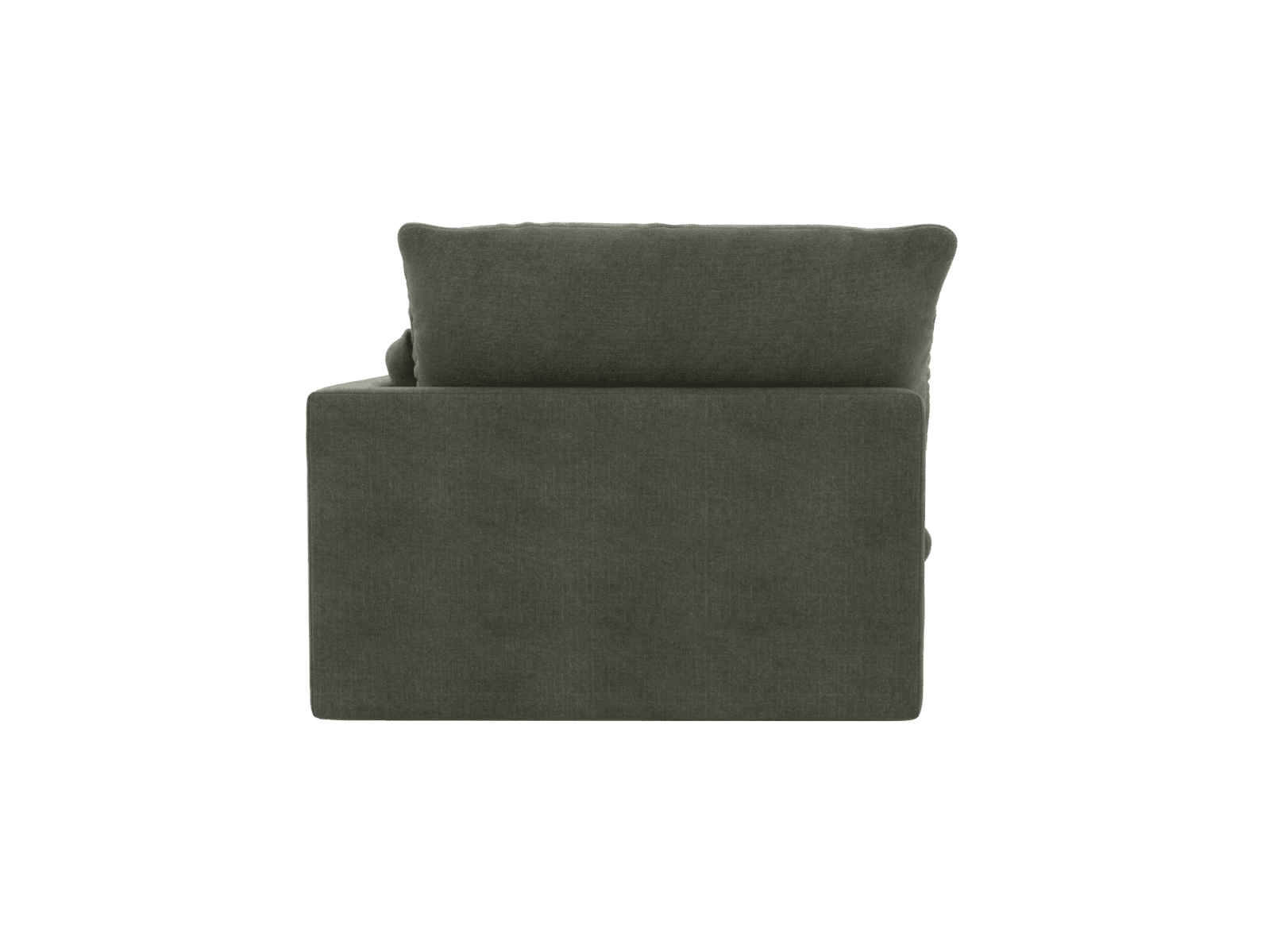 Willow Tribute Dark Jade 1 Seat Right Arm Facing Sofa Module color Tribute Dark Jade