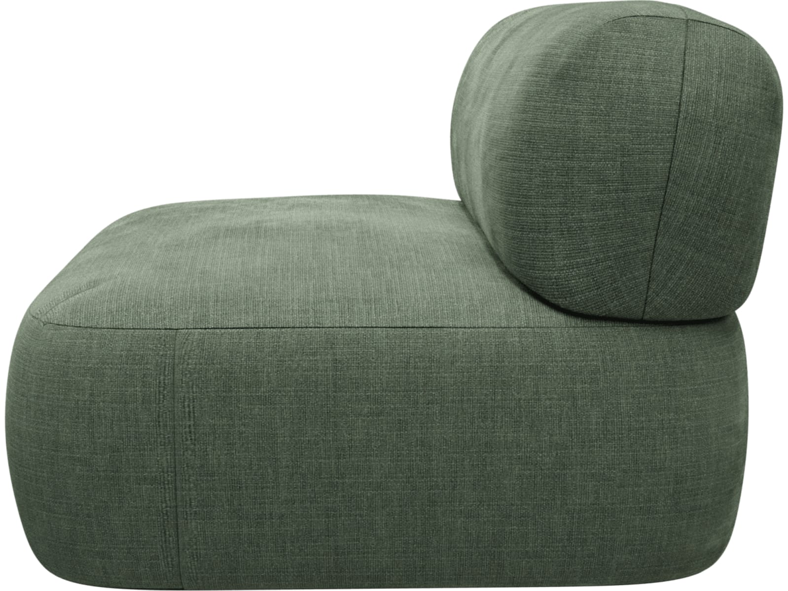 Beckett Tribute Dark Jade Sofa Module Armless color Tribute Dark Jade