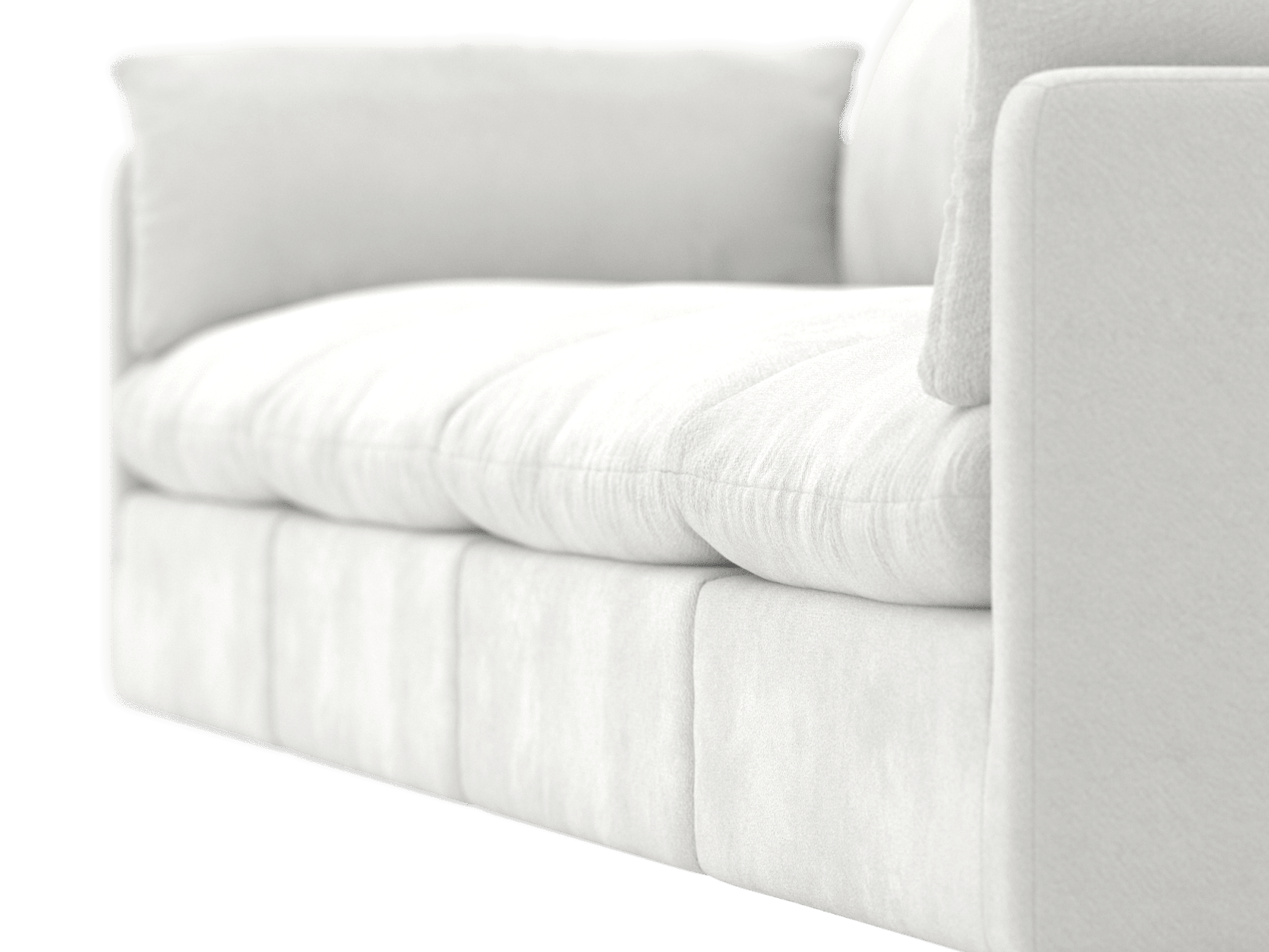 Willow Muse Frost Modular Sofa - 4 Seater color Muse Frost