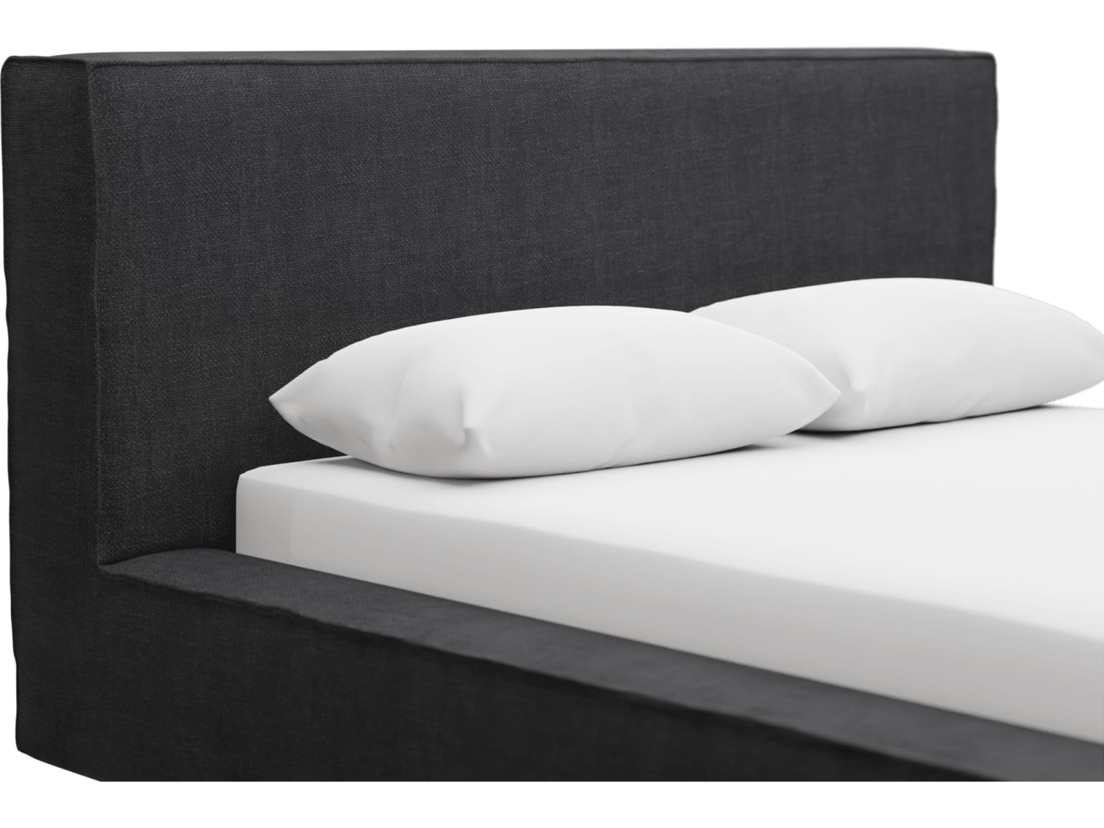 Riley Bed Frame Plaza Flint Grey color Plaza Flint Grey