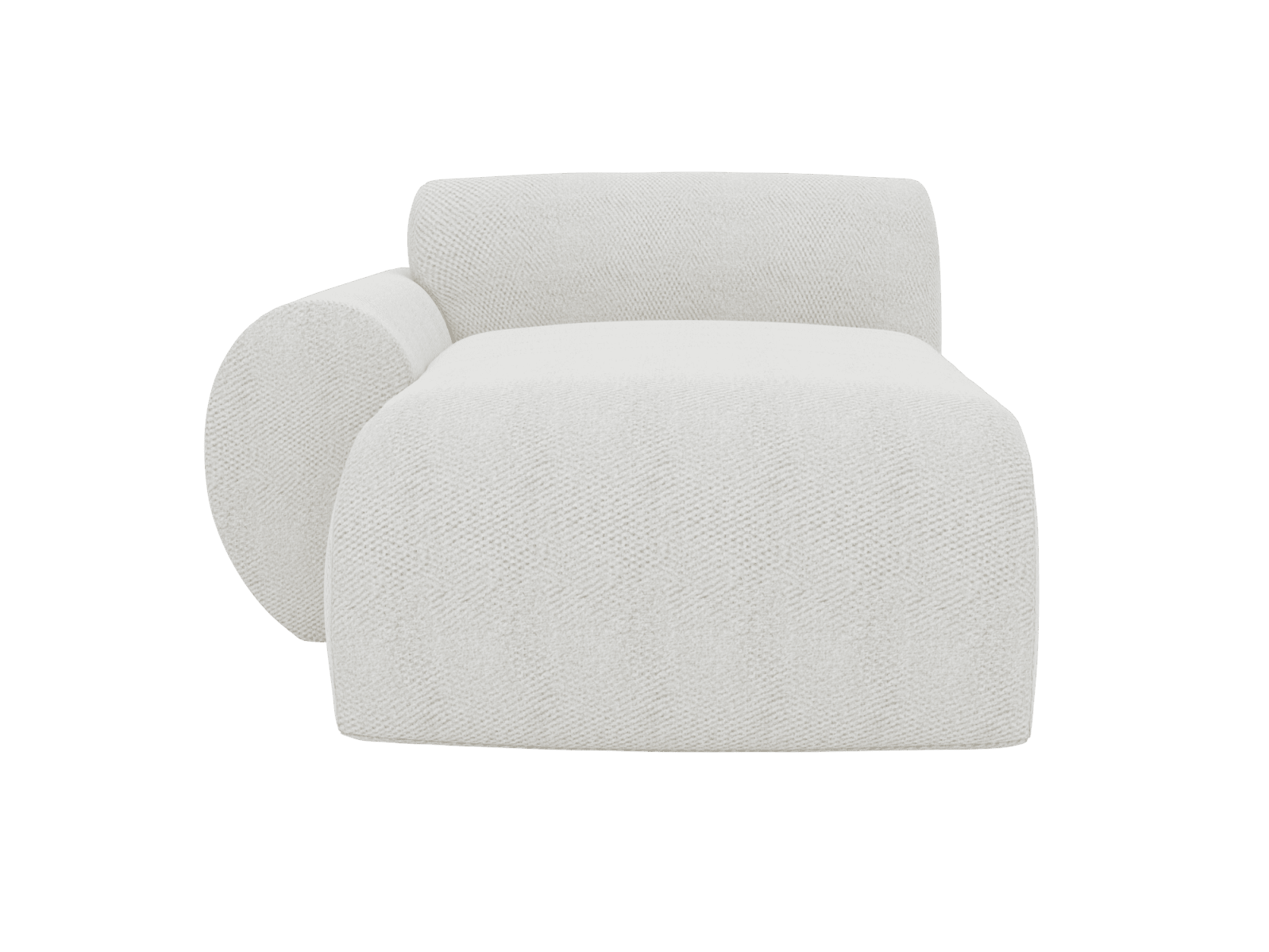 Malmo Kent Bisque Chaise Left Arm Facing Sofa Module color Kent Bisque