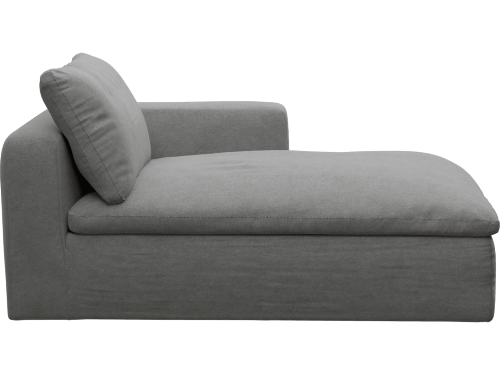Cloud Deep Chaise Right Module Maya Flint color Maya Flint