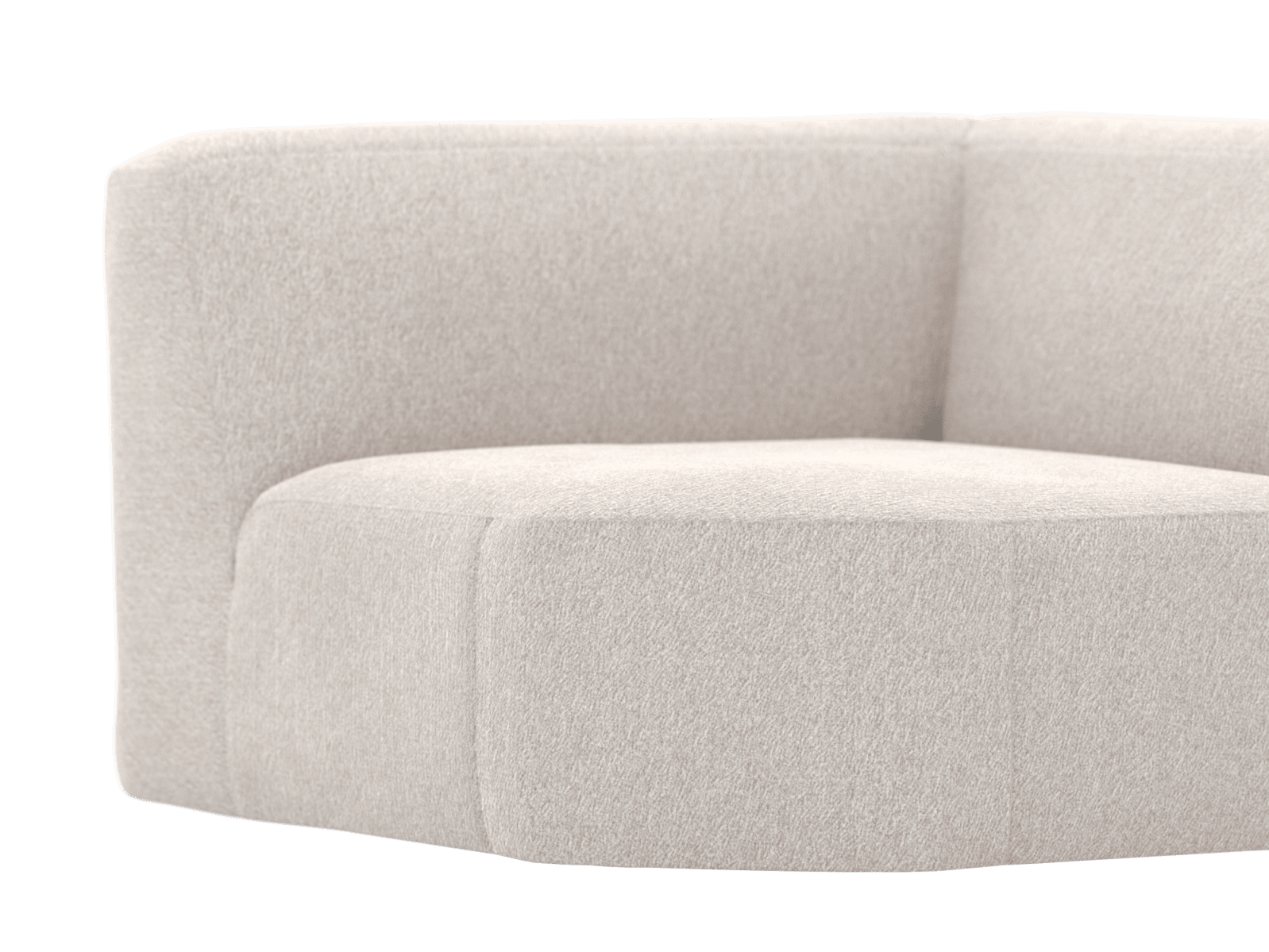Copenhagen Toorak Pearl Wedge Corner Chair Sofa Module color Toorak Pearl