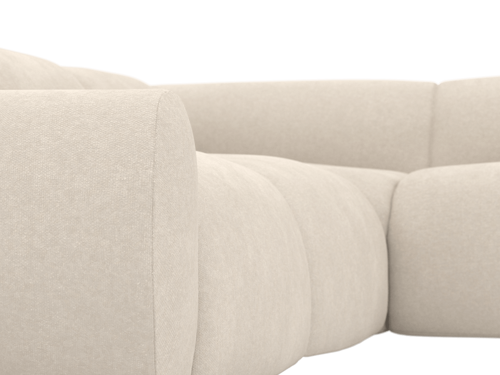 Malmo Tribute Shell Corner Sofa - 5 Seater color Tribute Shell