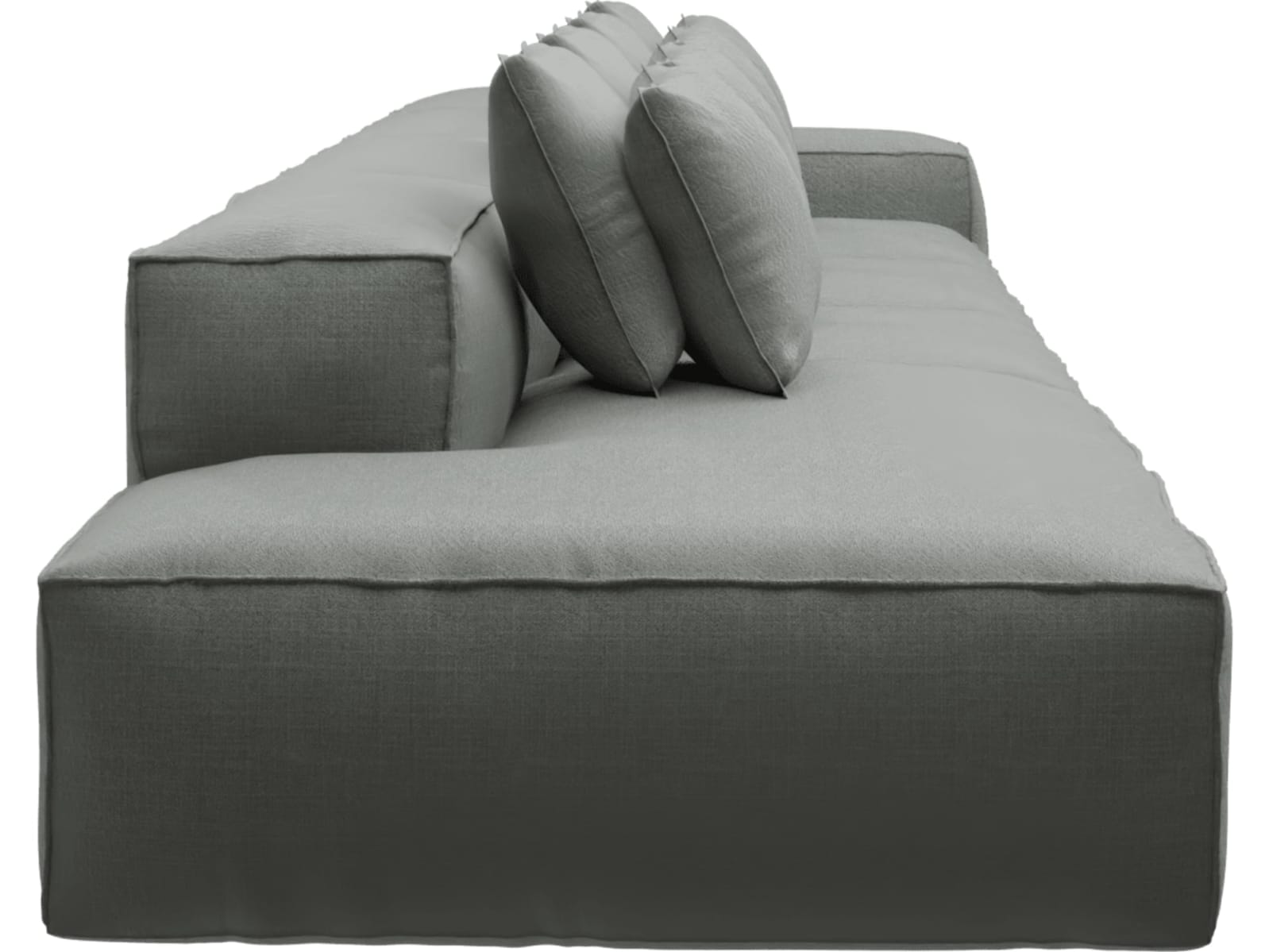 Riley Tribute Storm Modular Sofa - 1x Arm, 3x Armless, 1x Left Terminal color Tribute Storm