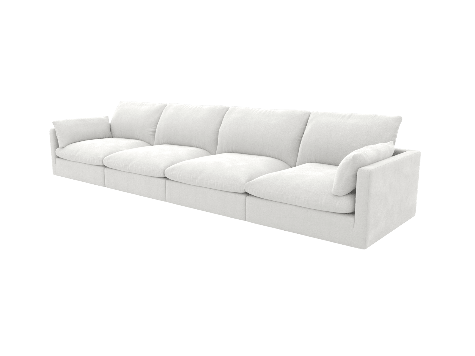 Willow Muse Frost Modular Sofa - 4 Seater color Muse Frost
