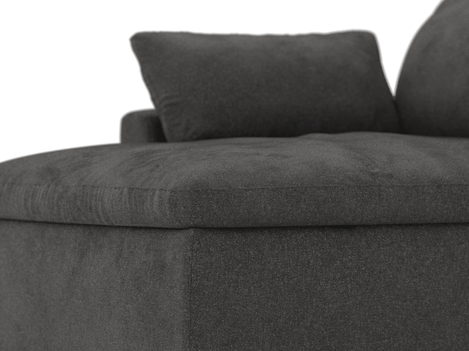 Retreat California Charcoal Chaise Sofa Left Arm Facing Module color California Charcoal