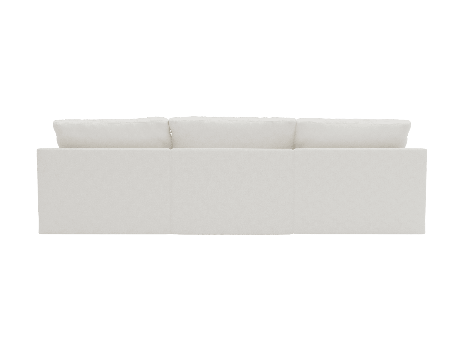 Retreat Noa Fog Chaise Sofa - 3 Seater color Noa Fog