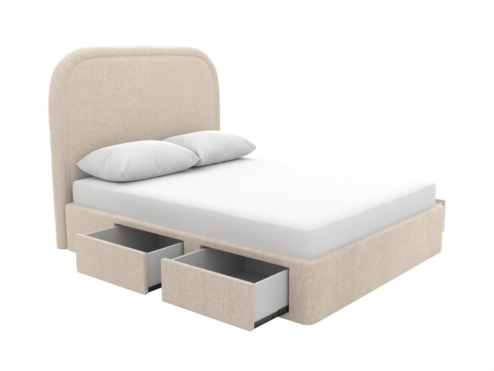 Libby Zenith Storage Drawer Bed Avon Taupe color Avon Taupe