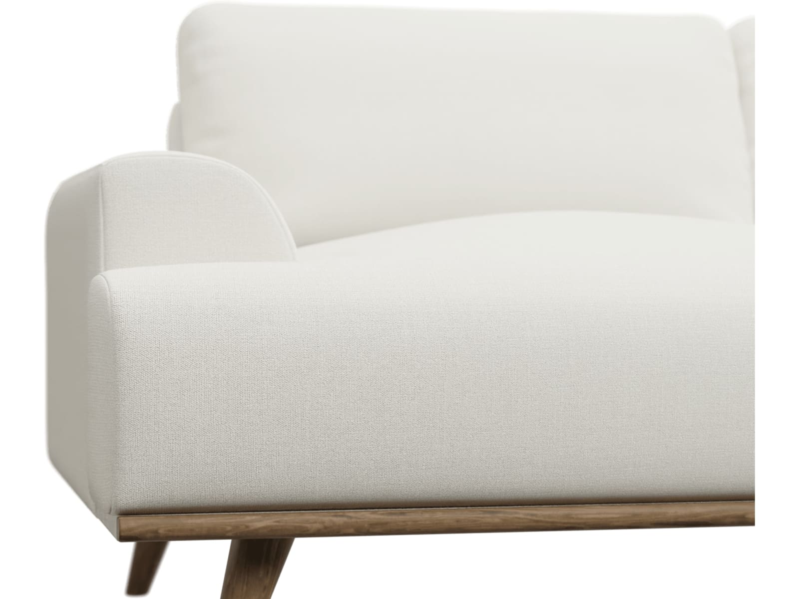 Dane Tribute Shell Chaise Sofa - 3 Seater color Tribute Shell
