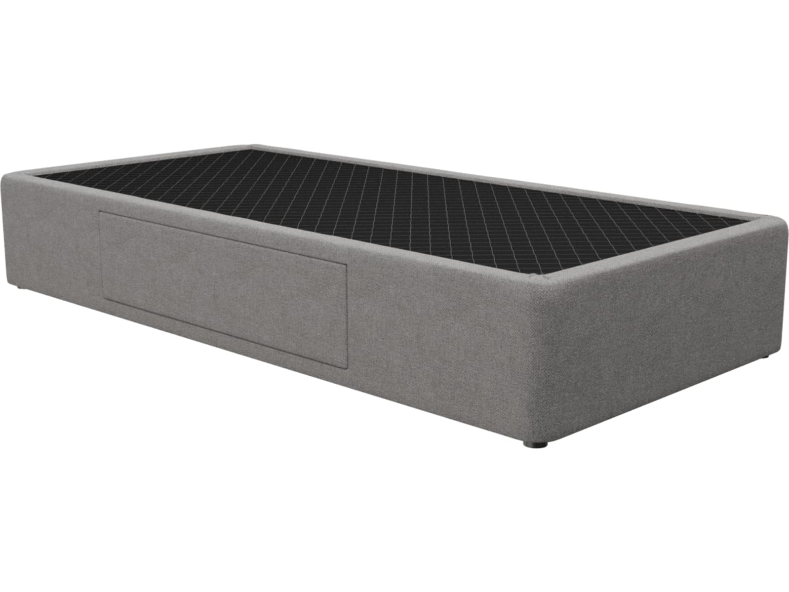 Zenith Kids 1 Storage Drawer Bed Base California Slate color California Slate