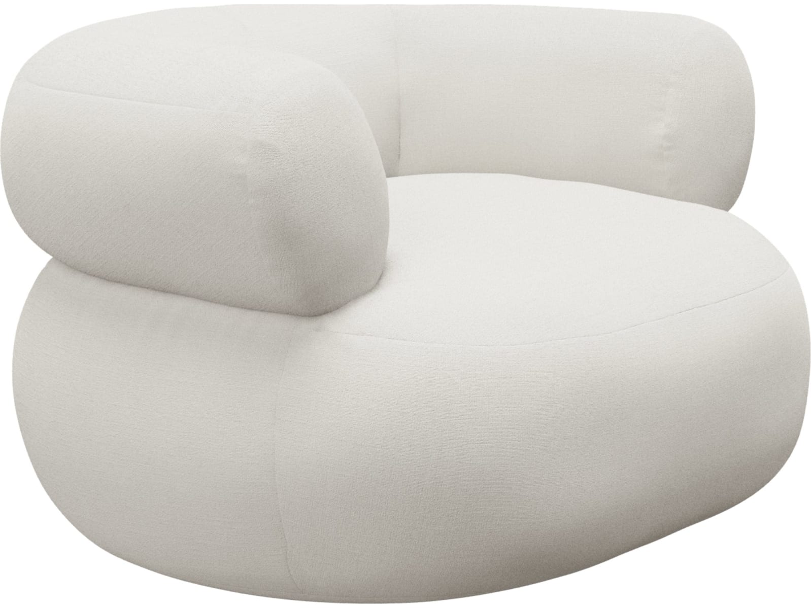 Colette Tribute Ice Swivel Armchair color Tribute Ice