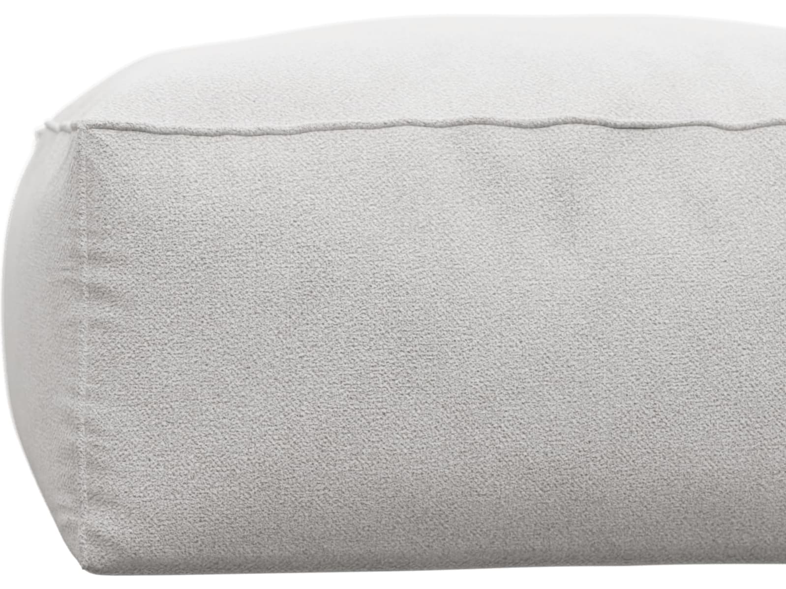 Riley Noa Fog Modular Small Ottoman color Noa Fog