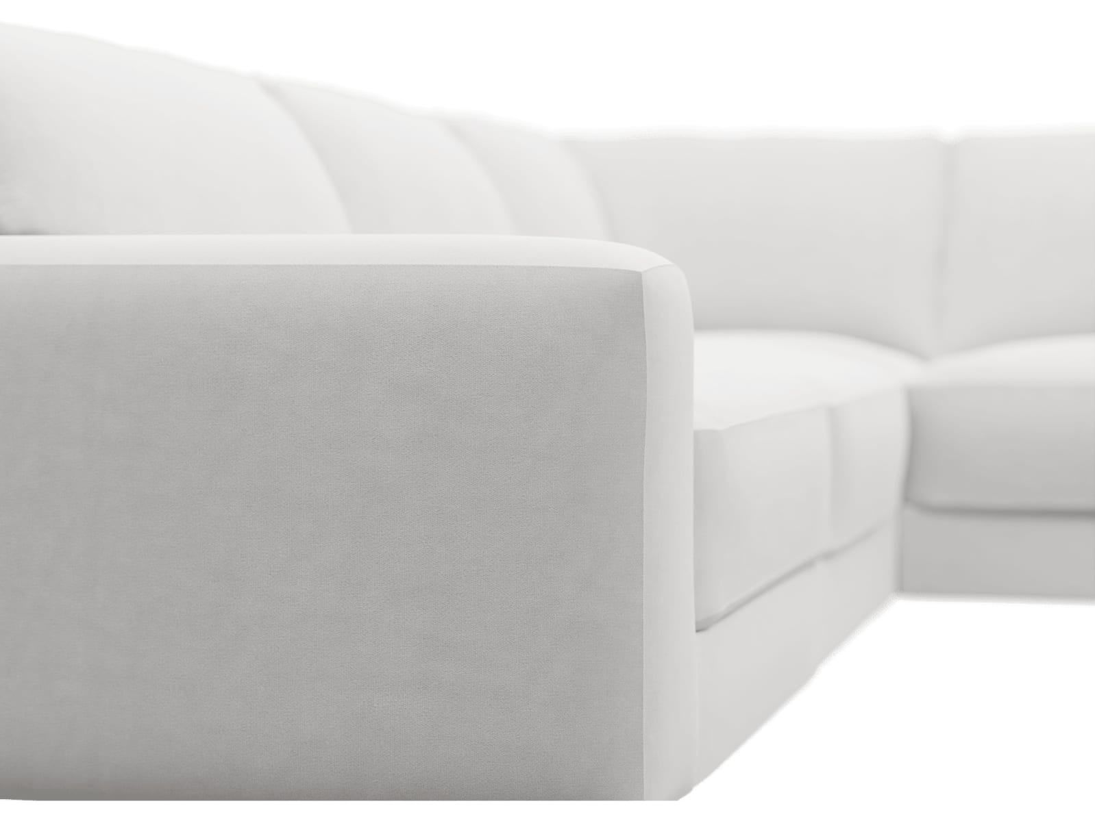Monica Muse Frost Corner Sofa - 5 Seater color Muse Frost