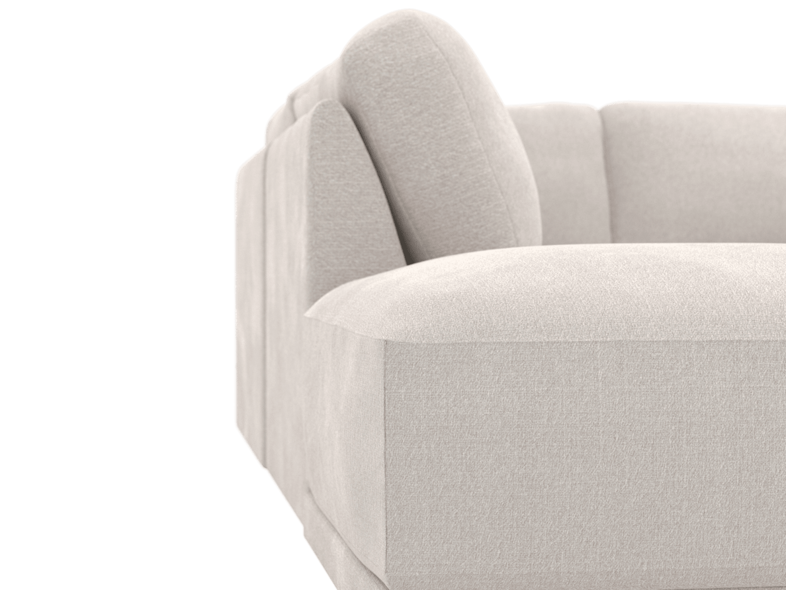 Emily Toorak Pearl Modular Sofa - 6 Seater color Toorak Pearl