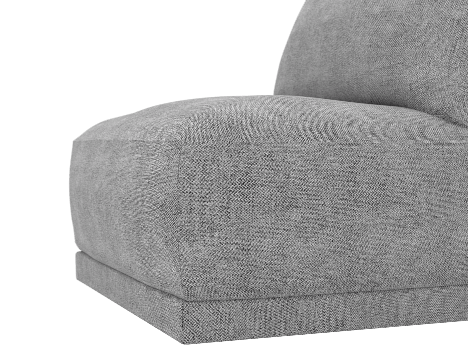 Emily Armless Chair Module California Slate color California Slate