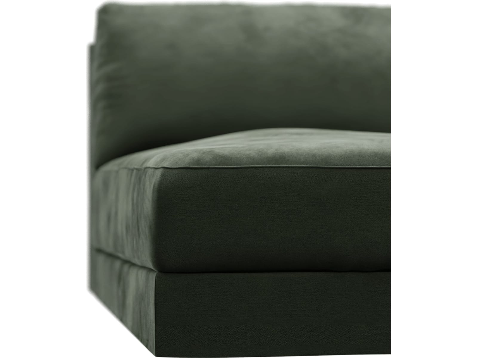 Monica Muse Forest Right Arm Facing Chaise Module color Muse Forest