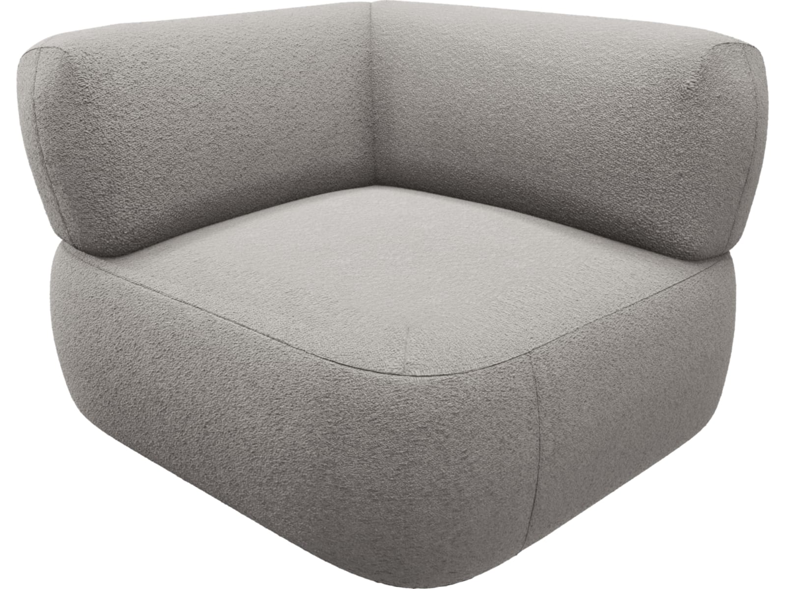 Beckett Boucle Pumice Sofa Module Corner color Boucle Pumice