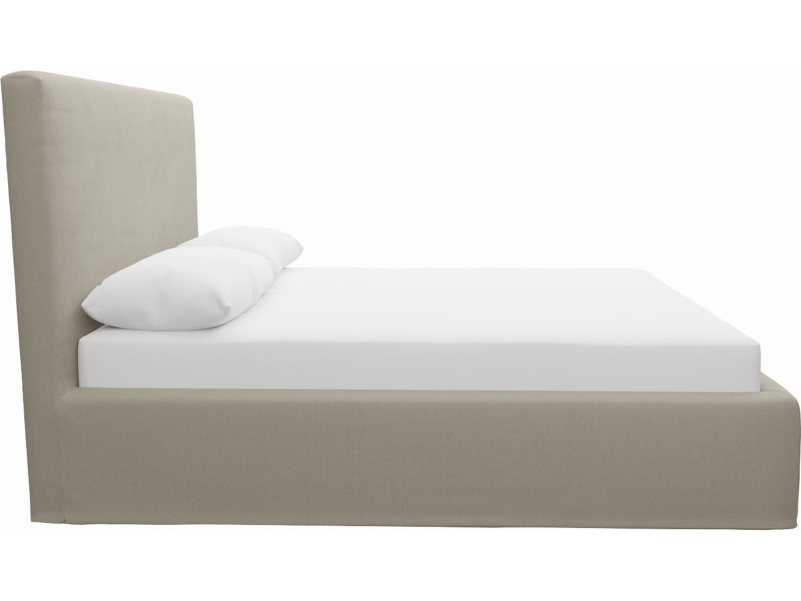 Willow Gas Lift Bed Plaza Natural color Plaza Natural