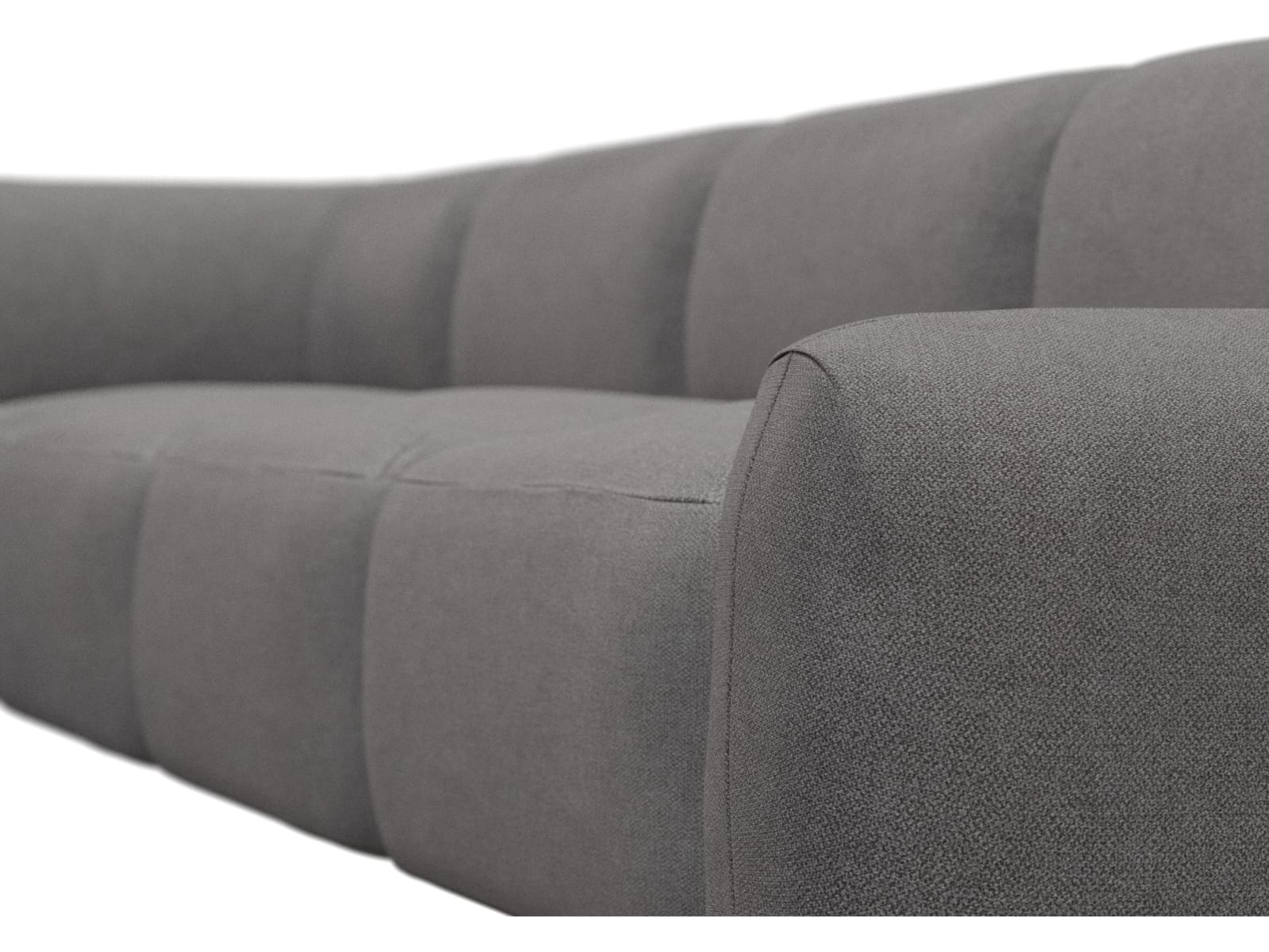Beckett California Slate Modular Sofa - 7 Piece color California Slate
