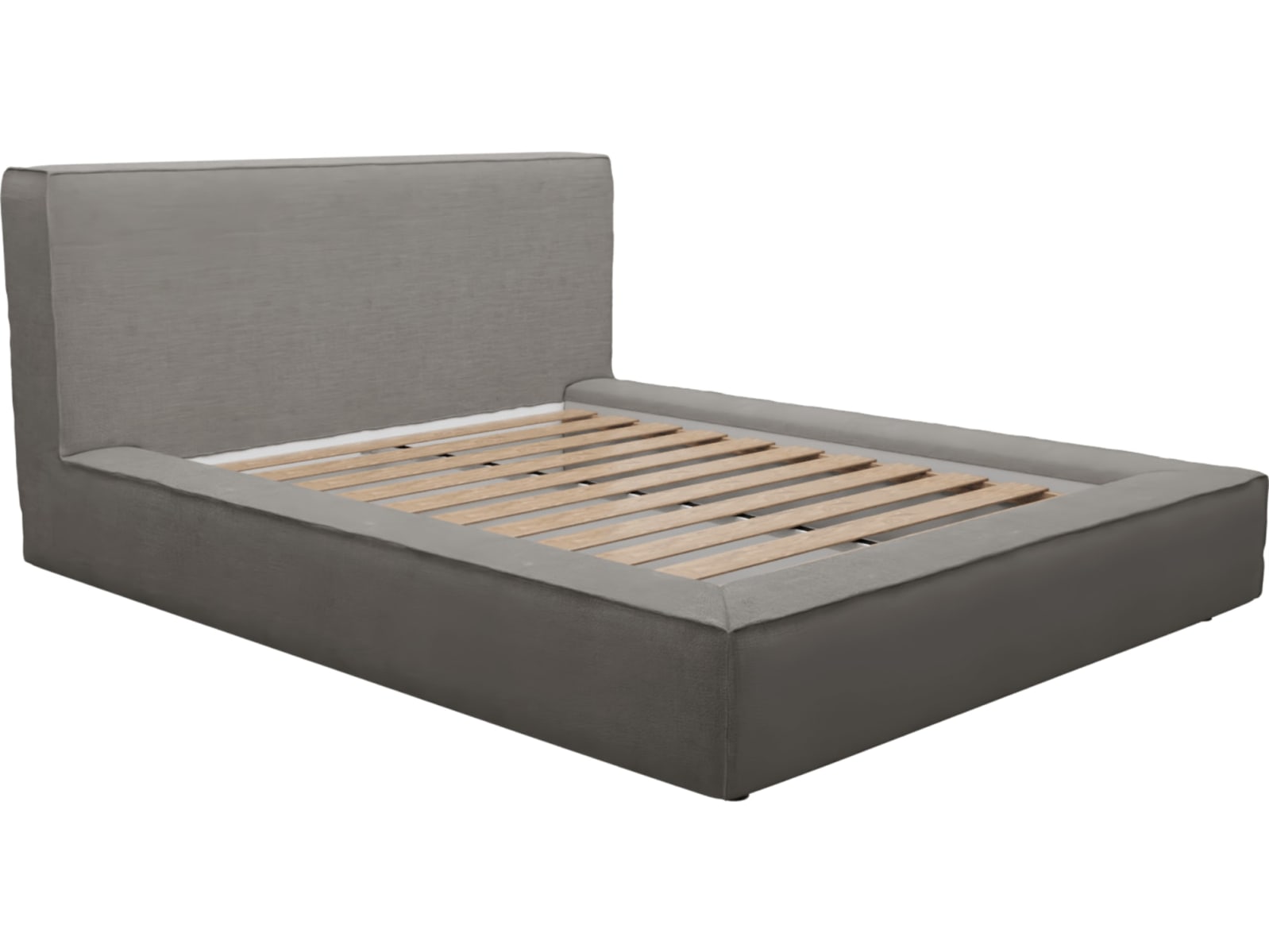 Riley Bed Frame Isla Soft Grey color Isla Soft Grey