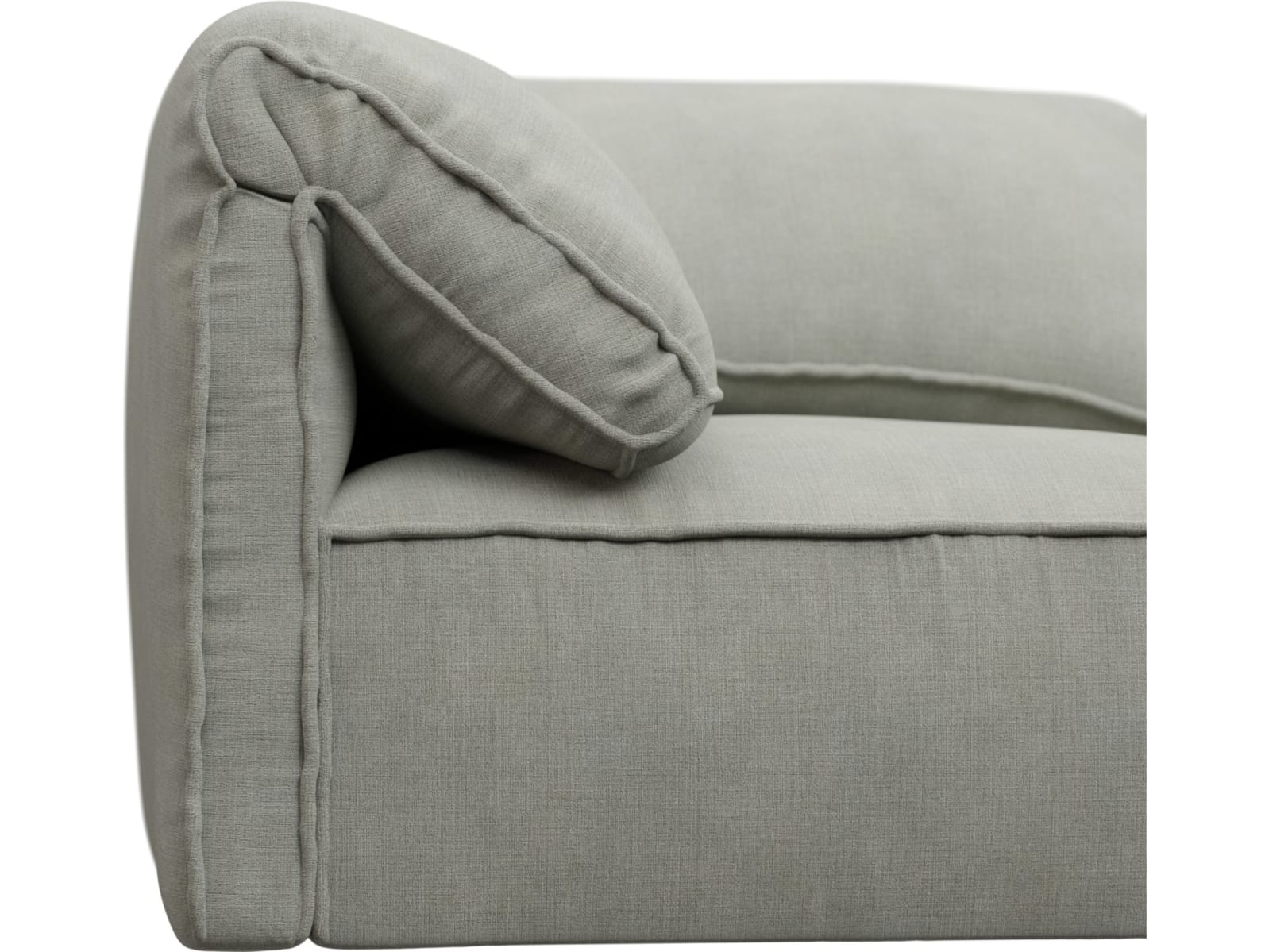 Kai Toorak Pebble Modular Sofa - 4 Seater color Toorak Pebble