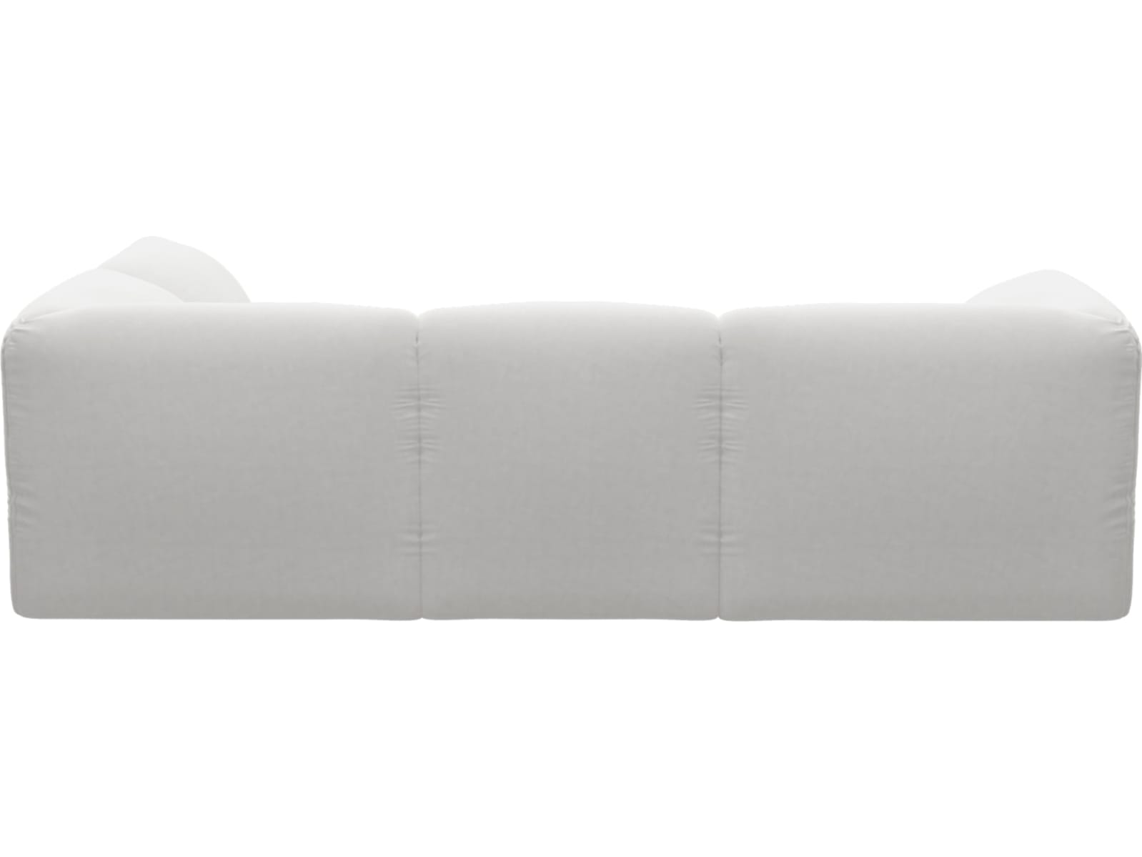 Kai Muse Frost Modular Sofa - 4 Seater and Ottoman color Muse Frost