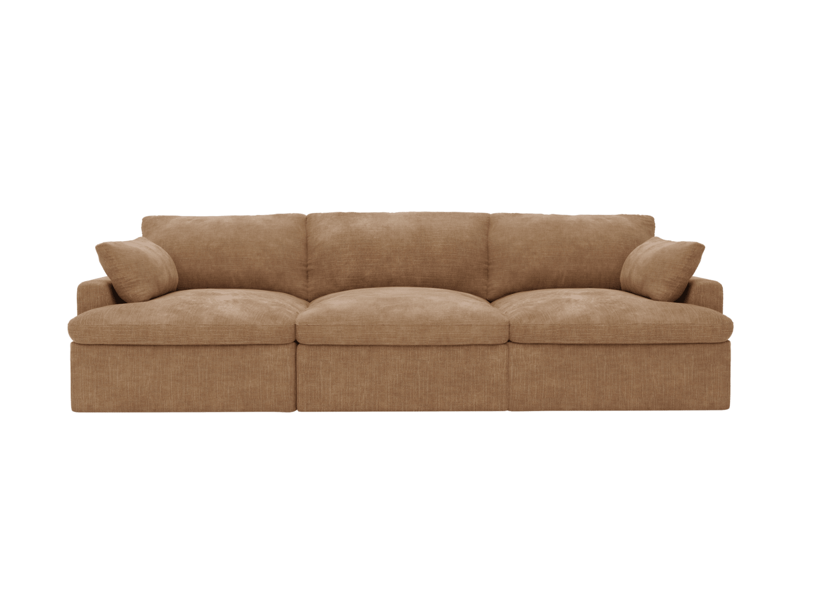 Retreat Tribute Chestnut Modular Sofa - 3 Piece color Tribute Chestnut