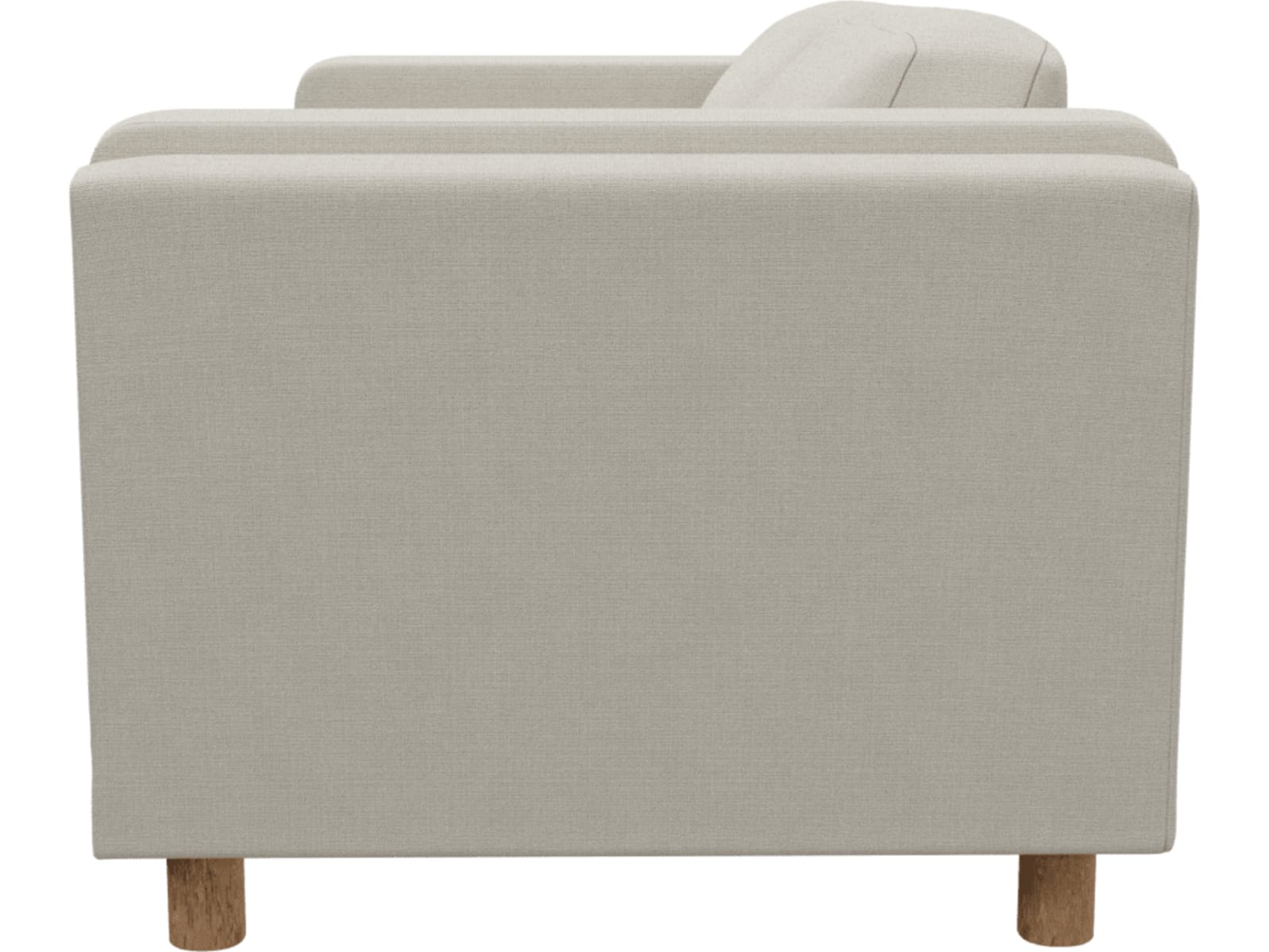 Hayes Toorak Pearl Sofa - 3 Seater color Toorak Pearl