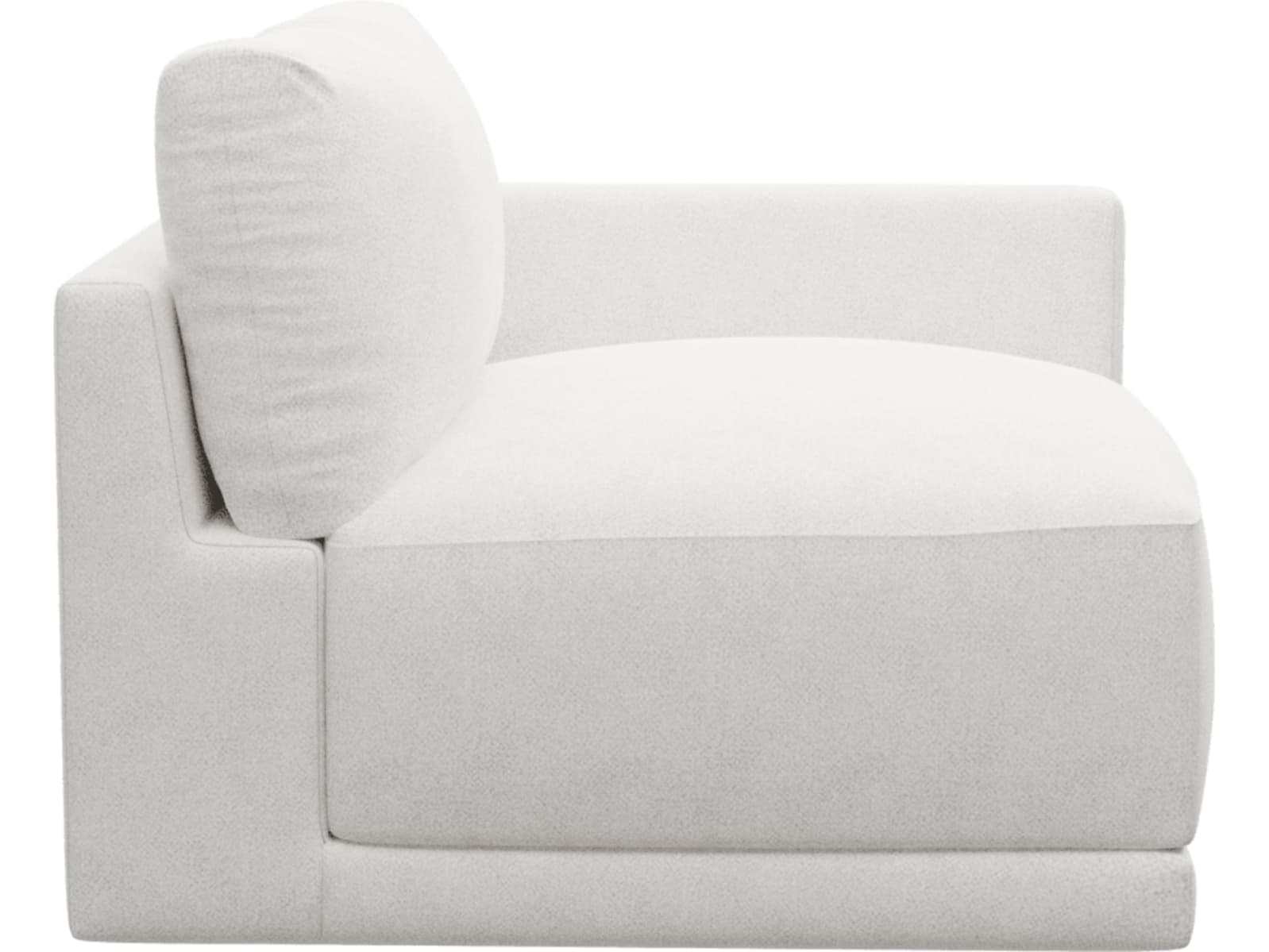 Haven Noa Fog Right Arm Facing Chair Sofa Module color Noa Fog