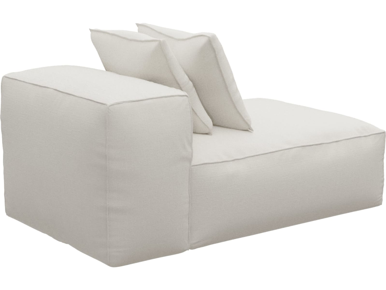 Riley Tribute Ice Module Chaise color Tribute Ice