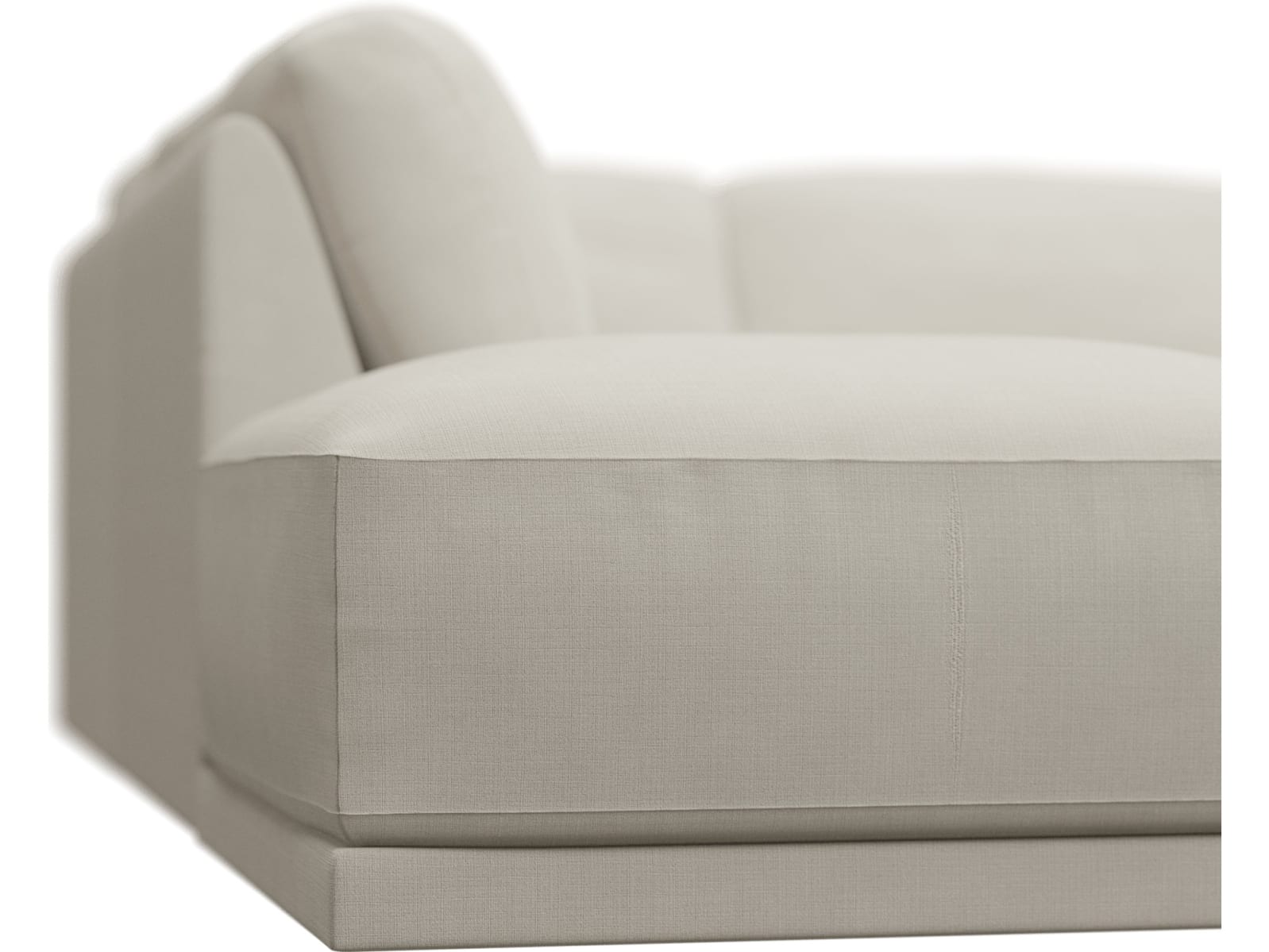 Emily Modular Sofa Toorak Pearl - 6 Piece color Toorak Pearl