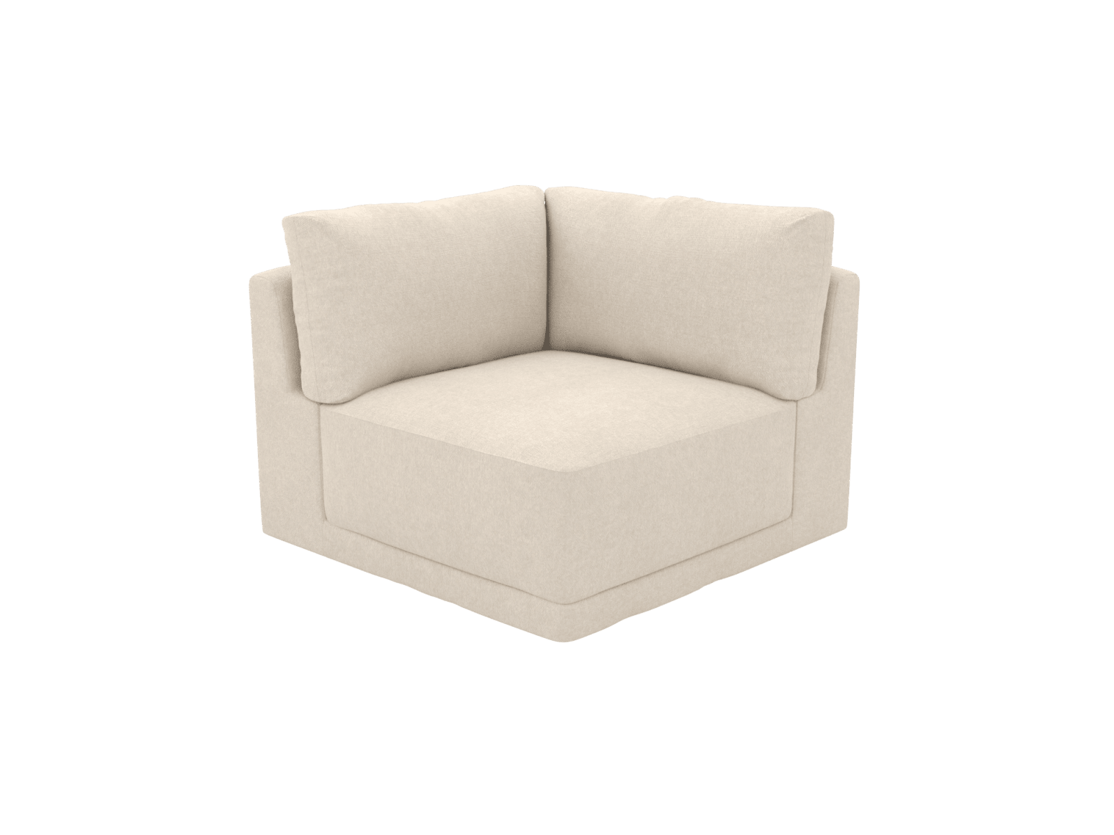 Haven Tribute Shell Corner Sofa Module color Tribute Shell