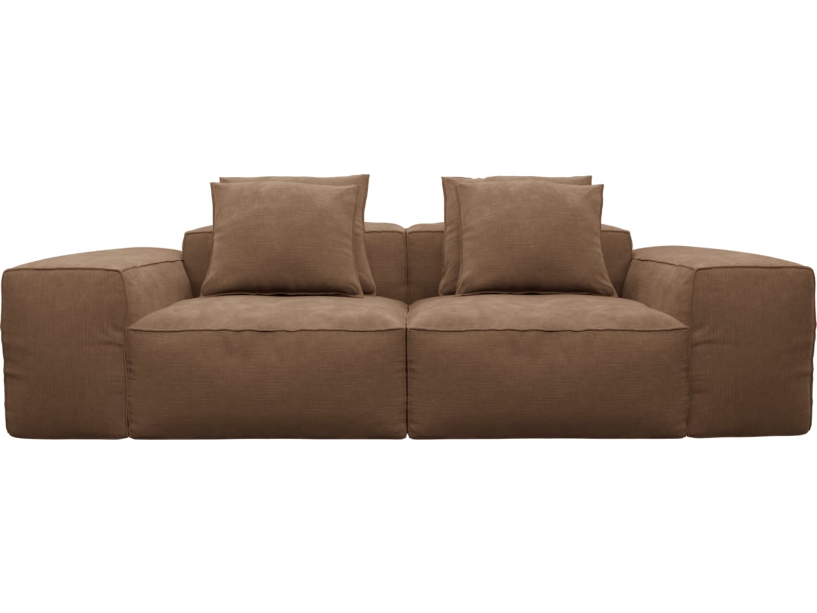 Riley Tribute Chestnut Modular Sofa - 2 Seater color Tribute Chestnut