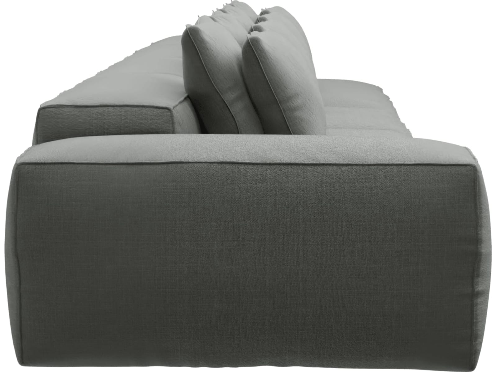 Riley Tribute Storm Modular Sofa - 1x Arm, 3x Armless, 1x Right Terminal color Tribute Storm