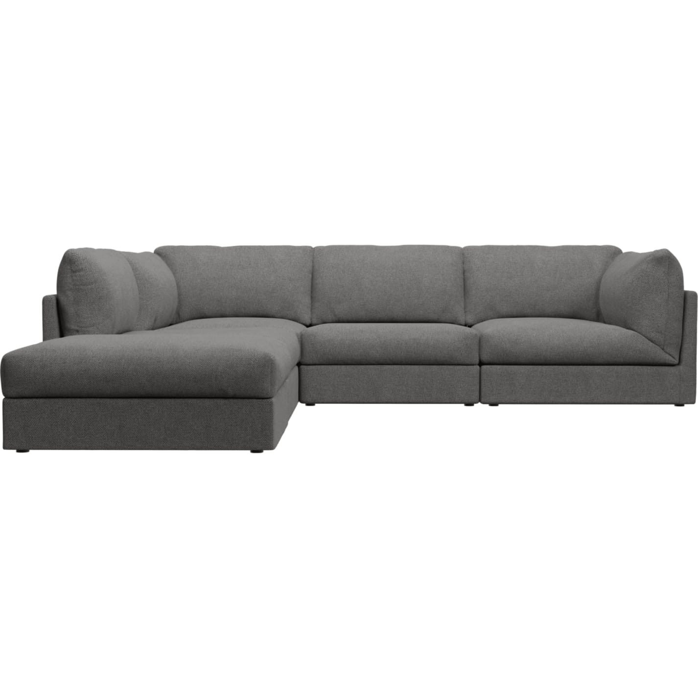 Finley California Slate Modular Sofa - 5 Seater LAF Terminal color California Slate